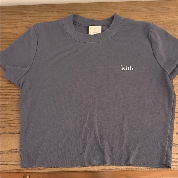 Kith ribbed tee in Gray - Picture 1 of 5